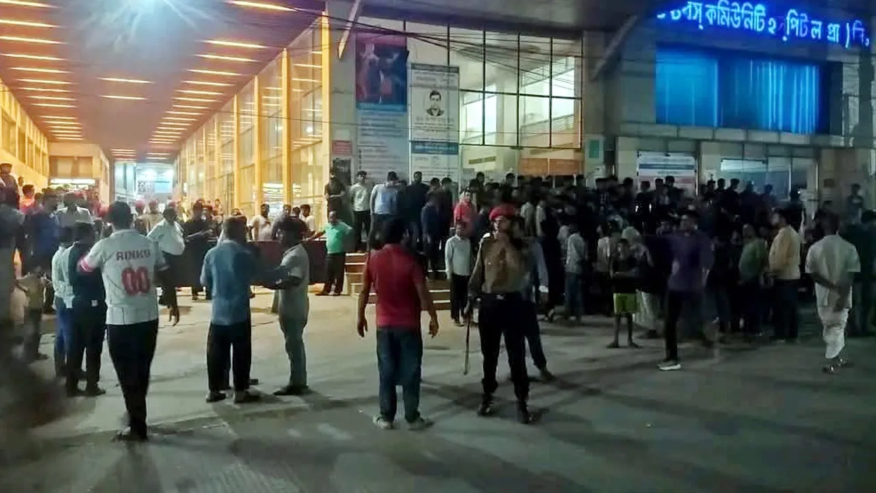 রংপুরে হাসাপাতালে রোগীর মৃত্যুকে ঘিরে উত্তেজনা, আহত ৩