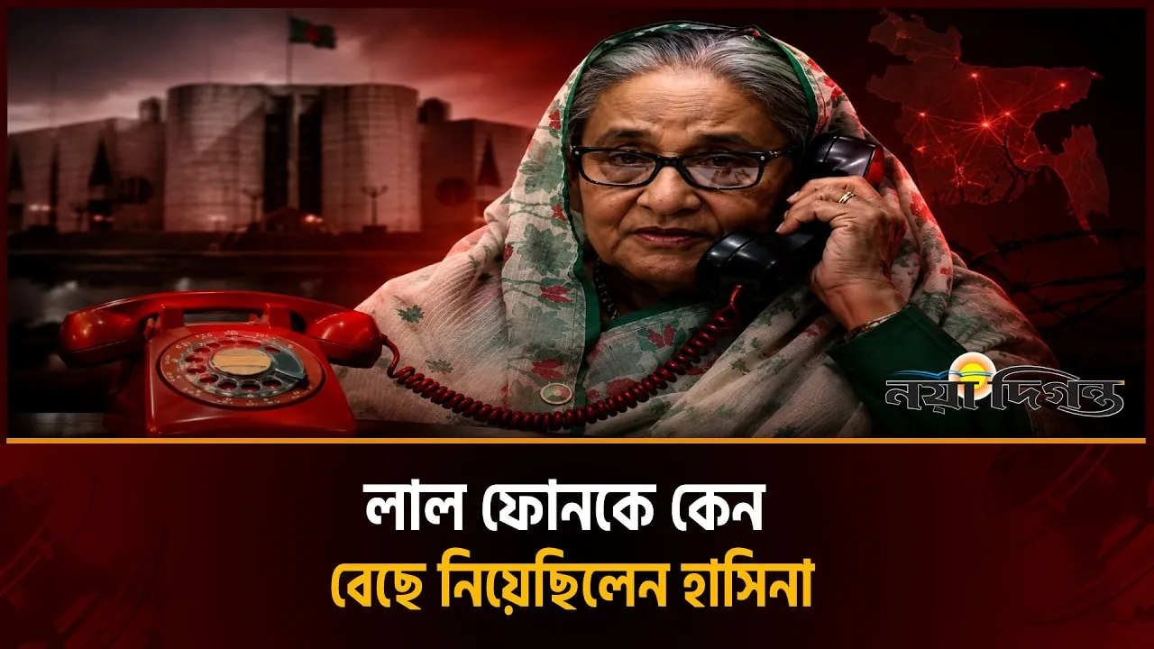 একটি রহস্যময় লাল ফোন, হাসিনার রাজ্য সামলানোর হাতিয়ার