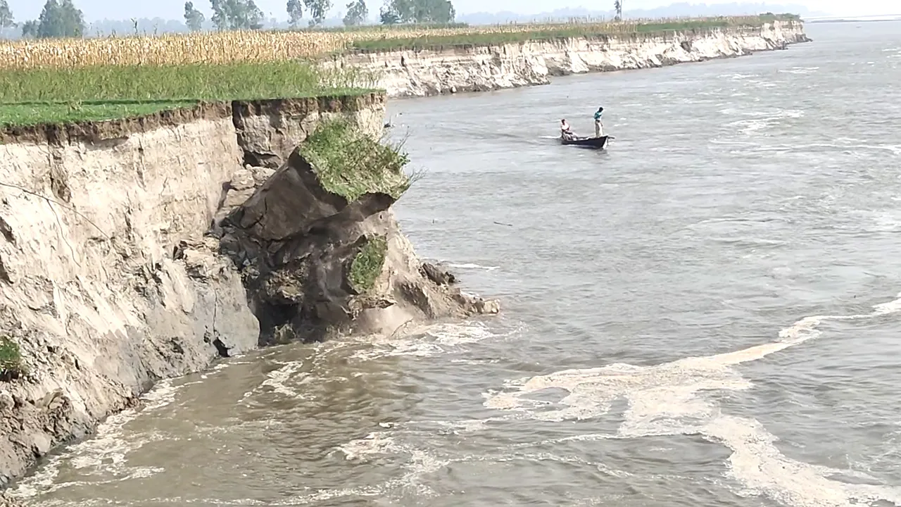 জামালপুরে জিঞ্জিরাম ও ব্রহ্মপুত্রের ভাঙন