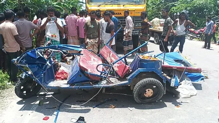 ভূরুঙ্গামারীতে সড়ক দুর্ঘটনায় নিহত ২, আহত ৩
