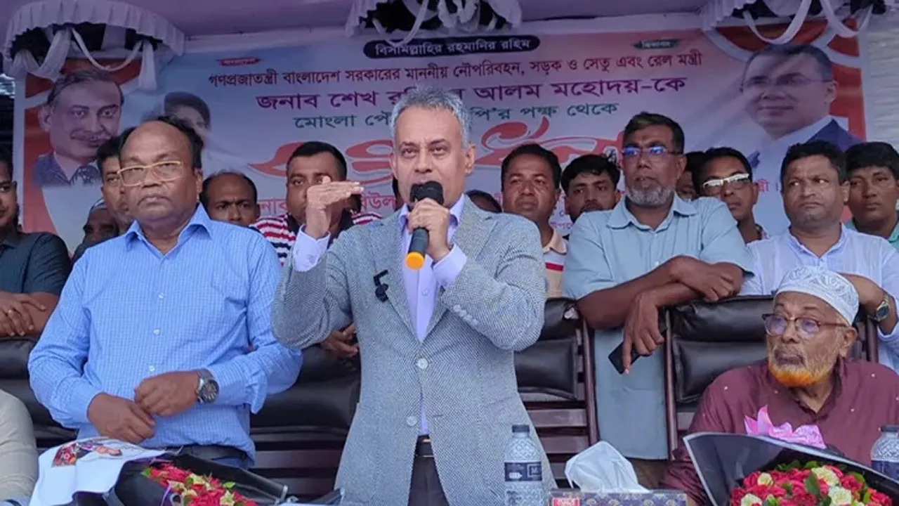 বিদ্যুৎ উৎপাদনের লক্ষ্যে মোংলা বন্দরের আকরাম পয়েন্টে এলএনজি স্টেশন করা হবে