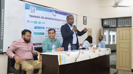 শাবিপ্রবিতে অ্যাডভান্সড রিসার্চ মেথডোলজি বিষয়ক প্রশিক্ষণ কর্মসূচির উদ্বোধন