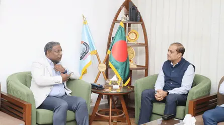 শাবিপ্রবি ভিসির সাথে ভারতের সহকারী হাইকমিশনারের সৌজন্য সাক্ষাৎ