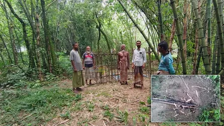 গাইবান্ধায় রাতের আঁধারে কবর থেকে কঙ্কাল চুরি