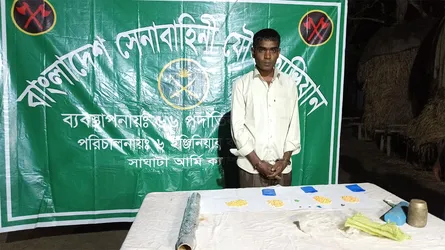 সাঘাটা ইয়াবাসহ যুবক আটক