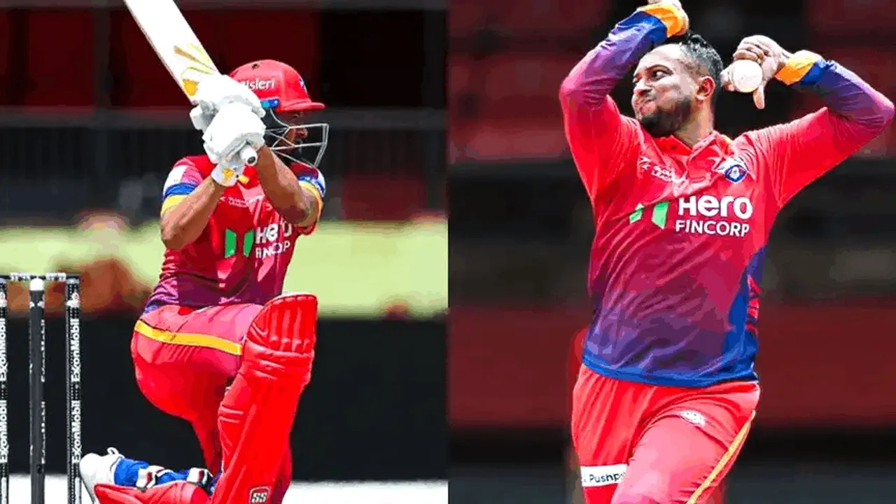 গ্লোবাল লিগে চিরচেনা সাকিব, ব্যাটে-বলে দেখালেন জাদু