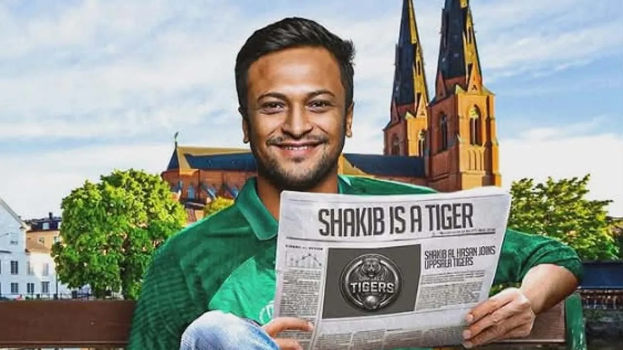 সুইডেনের লিগে সরাসরি চুক্তিতে খেলবেন সাকিব আল হাসান