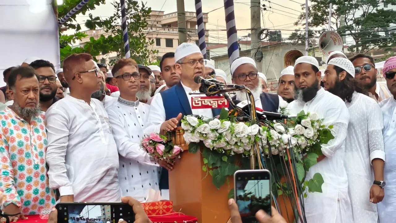 মানুষের জন্য ও ইসলামের পক্ষে রাজনীতি করতে হবে : সালাহউদ্দিন আহমদ