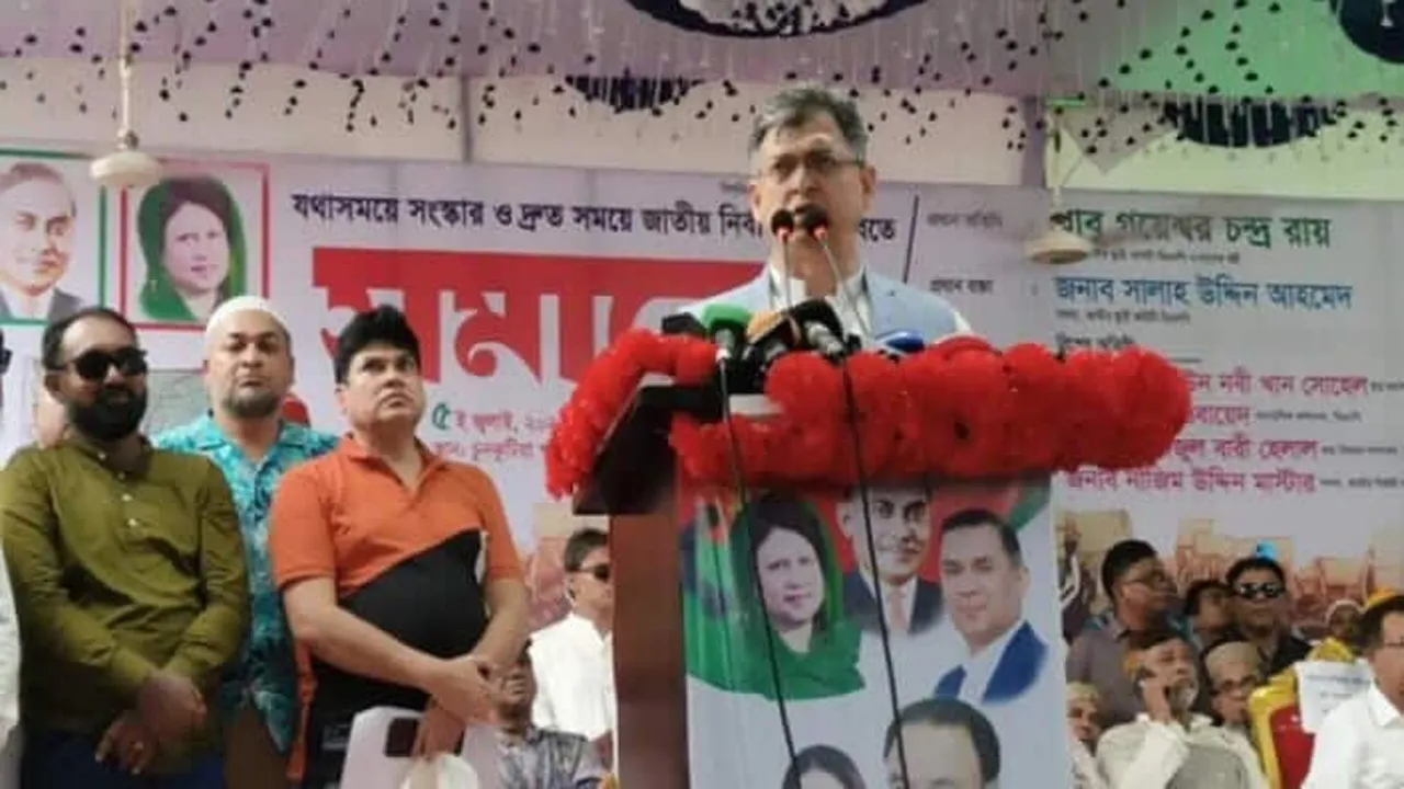 অনন্তকাল ক্ষমতায় থাকার স্বপ্ন দুঃস্বপ্নে পরিণত হবে : সালাউদ্দিন আহমেদ