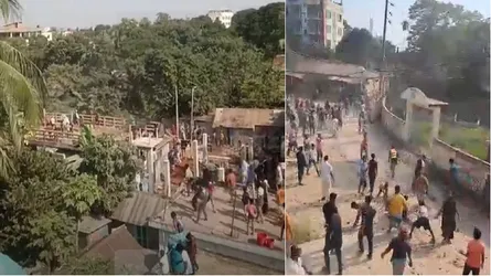 সরাইলে ৬ ঘণ্টাব্যাপী সংঘর্ষে আহত অর্ধশতাধিক