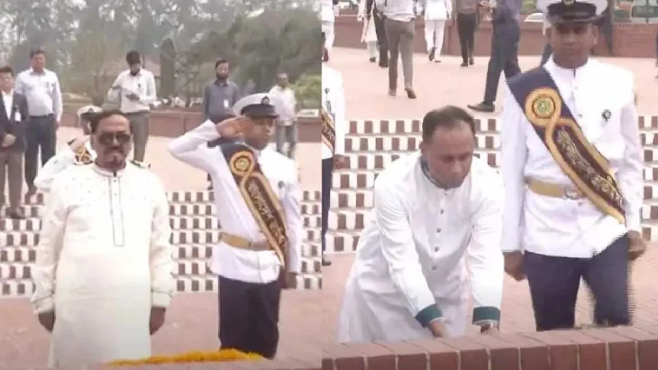জাতীয় স্মৃতিসৌধে স্পিকার ও ডেপুটি স্পিকারের শ্রদ্ধা নিবেদন