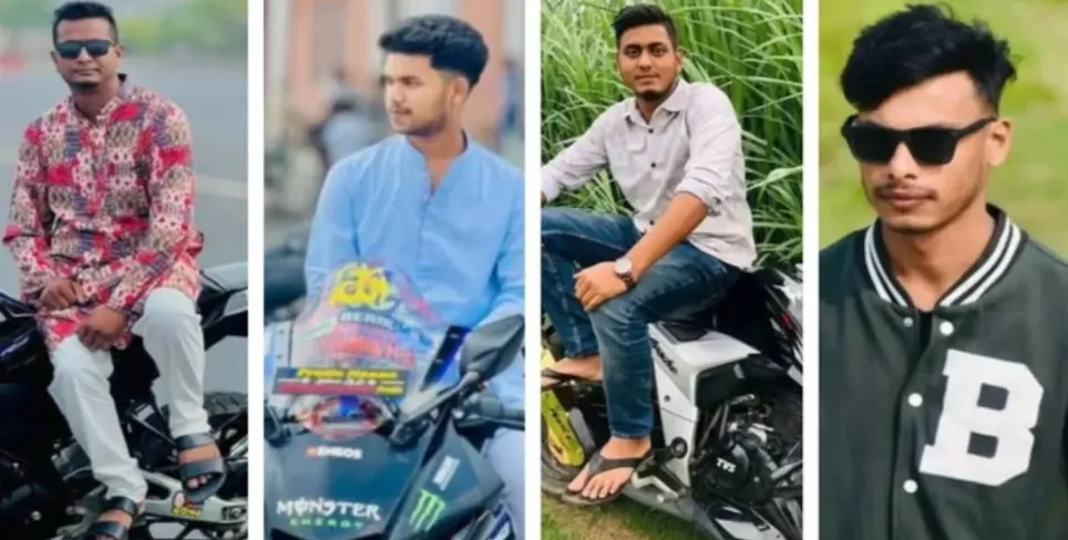 মাদারীপুরে ৩ মোটরসাইকেলের সংঘর্ষে ৪ যুবক নিহত, আহত ২