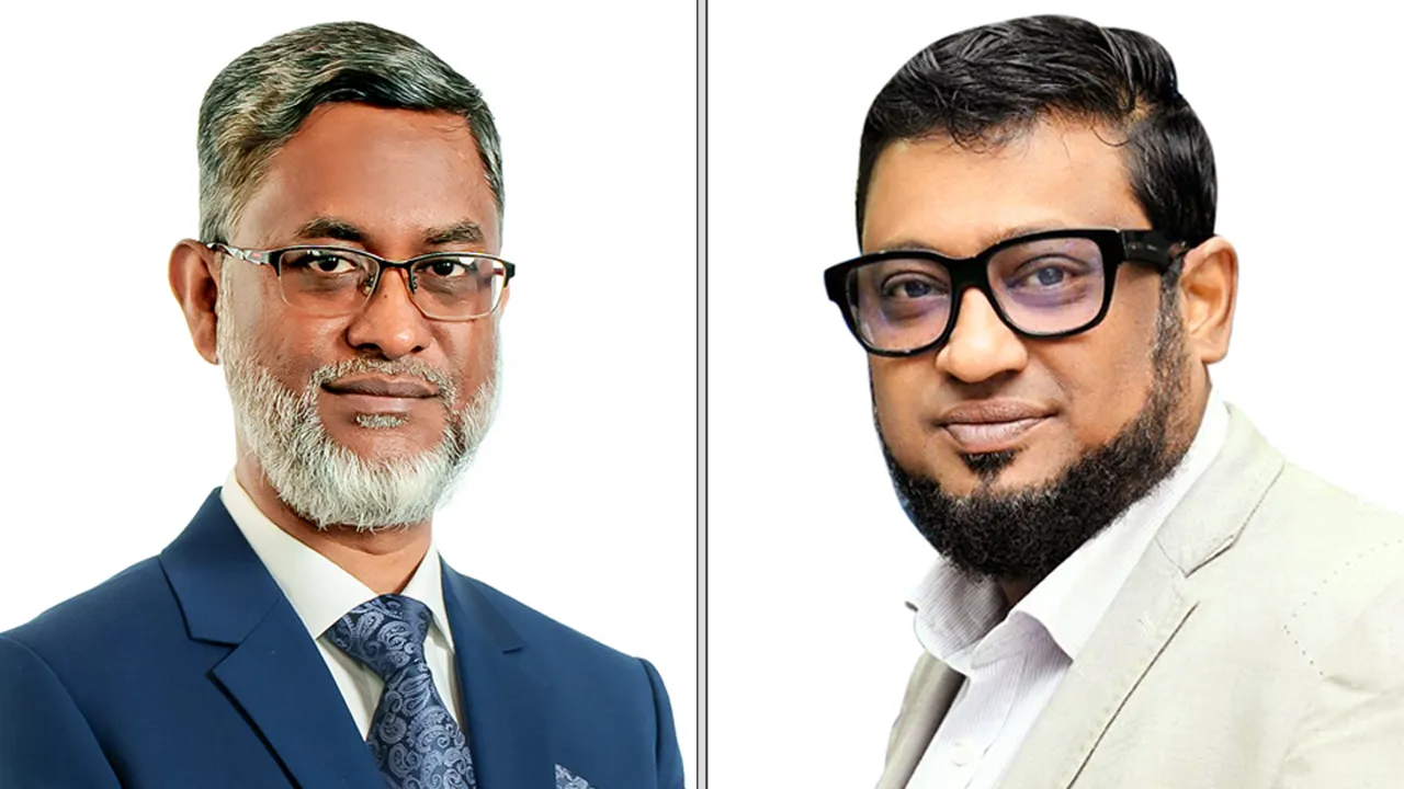শাহ্জালাল ইসলামী ব্যাংকের নির্বাহী কমিটির চেয়ারম্যান সানাউল্লাহ, ভাইস-চেয়ারম্যান শাকিব