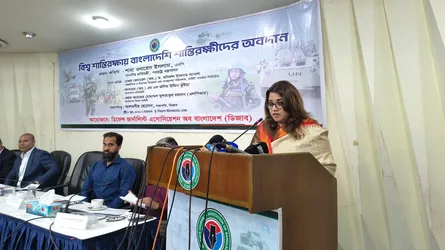শান্তিরক্ষীদের ত্যাগ অনেকেই উপলব্ধি করেন না : শামা ওবায়েদ