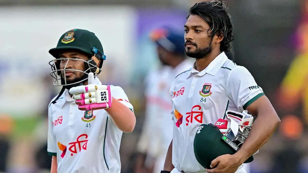 ক্যারিয়ার সেরা র‍্যাঙ্কিংয়ে শান্ত, উন্নতি হয়েছে মুশফিকের