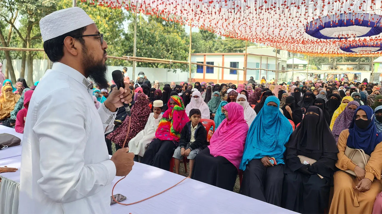 শেরপুর-১ আসনে দাঁড়িপাল্লার প্রার্থীর বিজয়-পরবর্তী নারী সমাবেশ