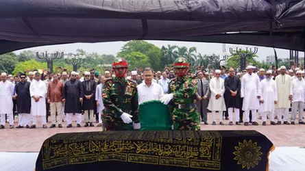 সাবেক প্রতিমন্ত্রী মিজানুর রহমান সিনহার জানাজায় প্রধানমন্ত্রীর অংশগ্রহণ