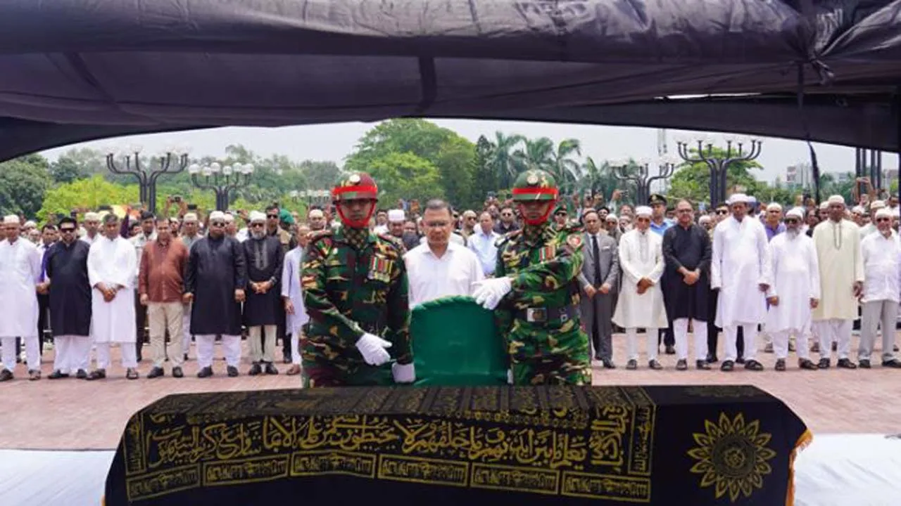 সাবেক প্রতিমন্ত্রী মিজানুর রহমান সিনহার জানাজায় প্রধানমন্ত্রীর অংশগ্রহণ