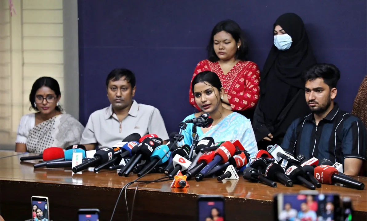 সংসদে নারীর কণ্ঠস্বর হতে বিএনপির মনোনয়ন চান সিঁথি