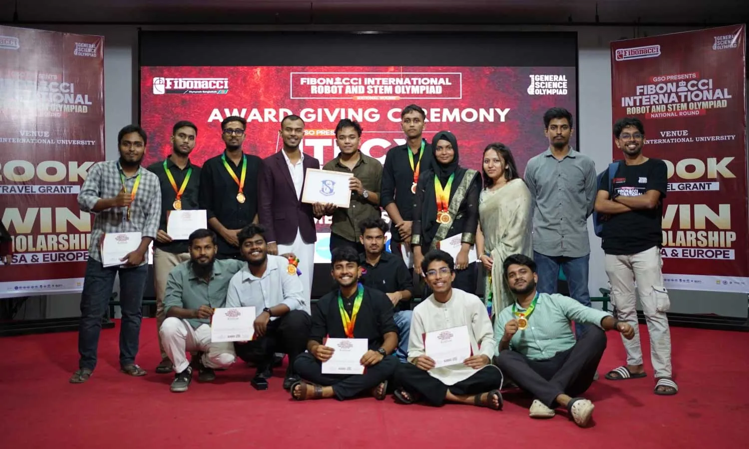 ফিবোনাচ্চি অলিম্পিয়াডে সোনারগাঁও ইউনিভার্সিটির তিন পদক