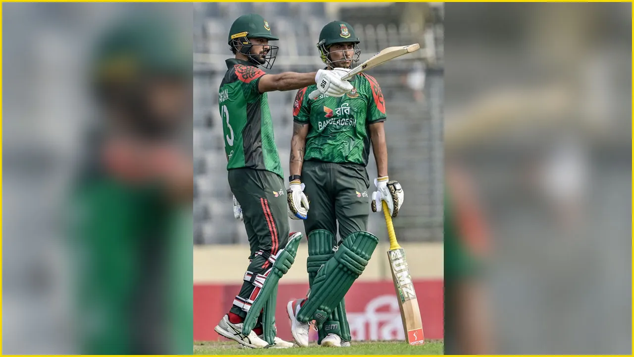 সৌম্য-সাইফের রেকর্ড গড়া জুটির পরও তিন শ’ পেরোতে পারল না বাংলাদেশ