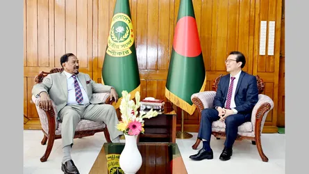 স্পিকারের সাথে দক্ষিণ কোরিয়ার রাষ্ট্রদূতের সৌজন্য সাক্ষাৎ