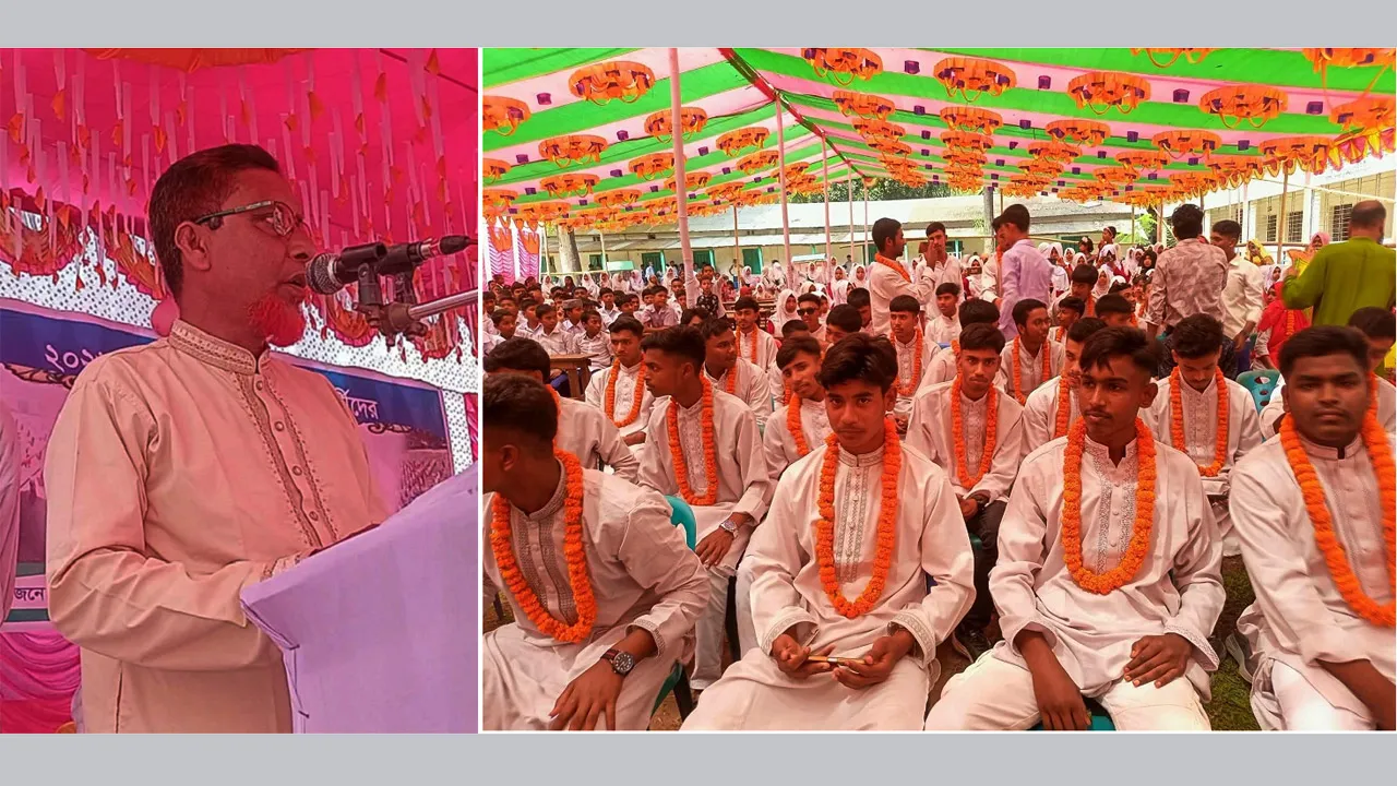 শ্রীবরদীতে এসএসসি পরীক্ষার্থীদের বিদায় সংবর্ধনা ও নবীন বরণ