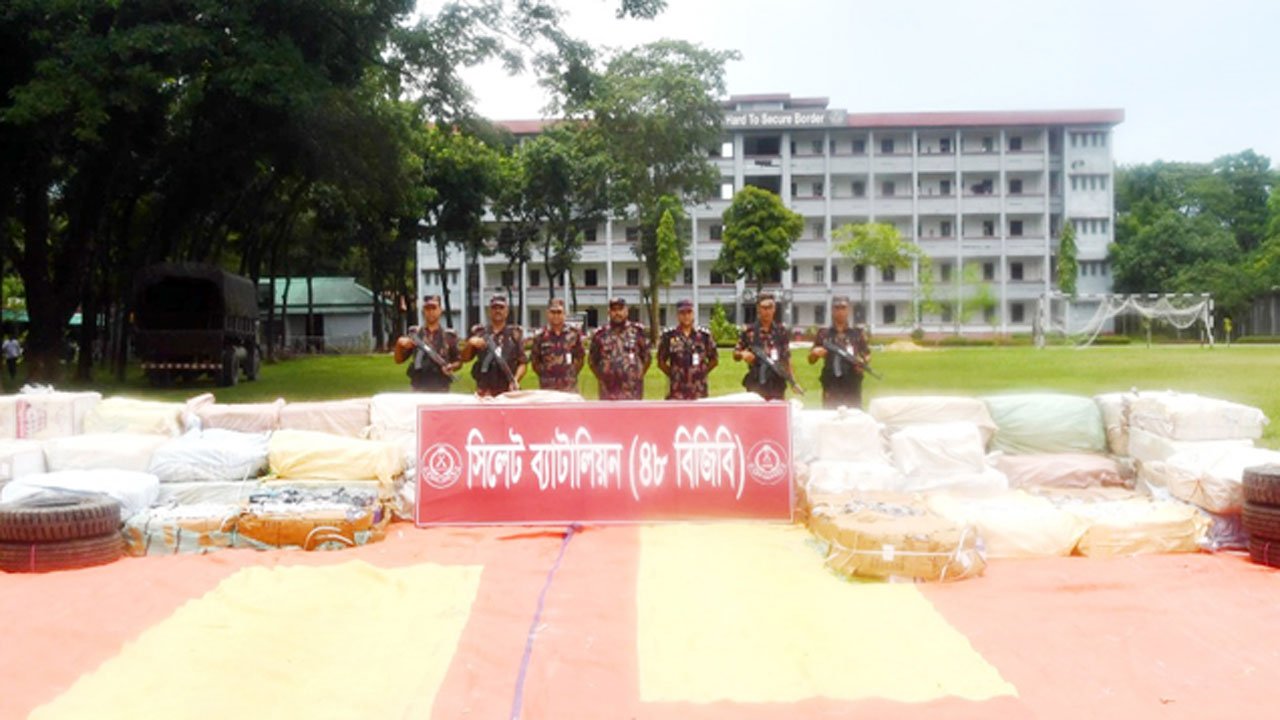 Stolen-goods-worth-Tk-5-crore-seized-at-Sylhet-border