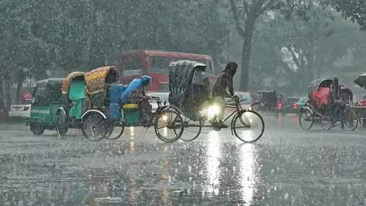 ঢাকাসহ ১২ অঞ্চলে ঝড়-বৃষ্টির সতর্ক সঙ্কেত