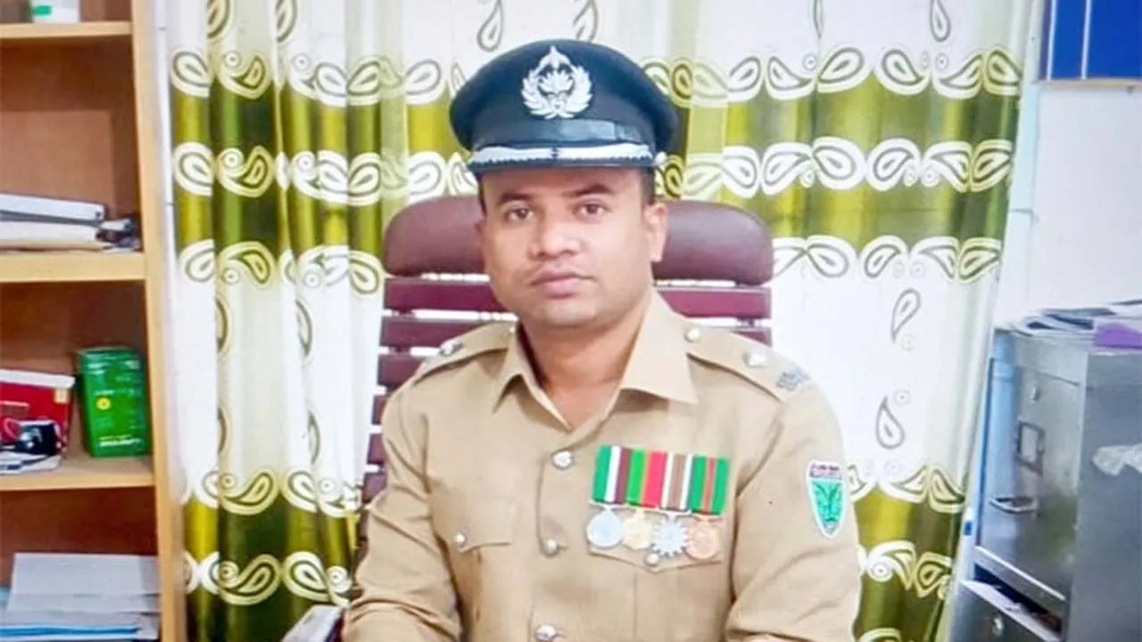ব্লাড ক্যান্সারে হাইমচর থানার ওসি মহিউদ্দিনের মৃত্যু