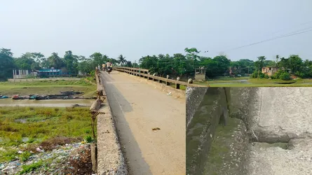 দোয়ারাবাজার-শরীফপুর সেতুর বেহাল দশা, ভোগান্তিতে লক্ষাধিক মানুষ
