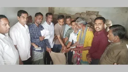 জামালগঞ্জে কৃষকদের মাঝে প্রধানমন্ত্রীর মানবিক সহায়তা প্রদান
