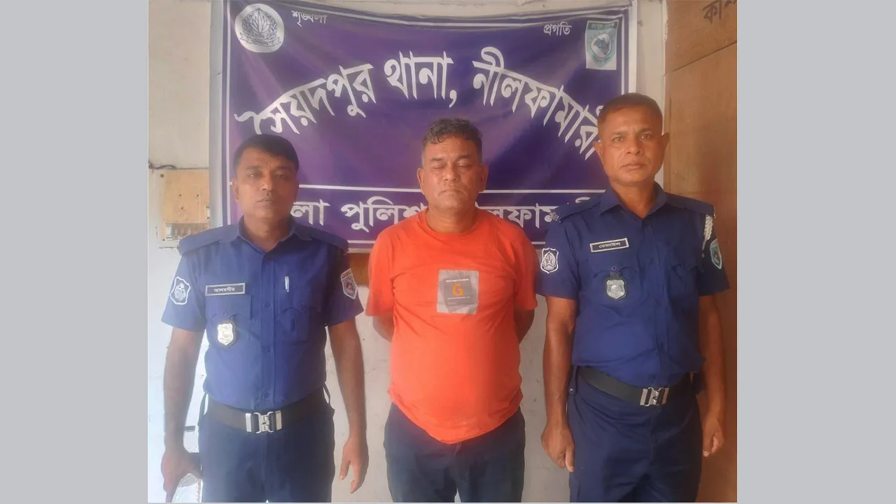সৈয়দপুরে আওয়ামী লীগ নেতা মোতালেব হক গ্রেফতার