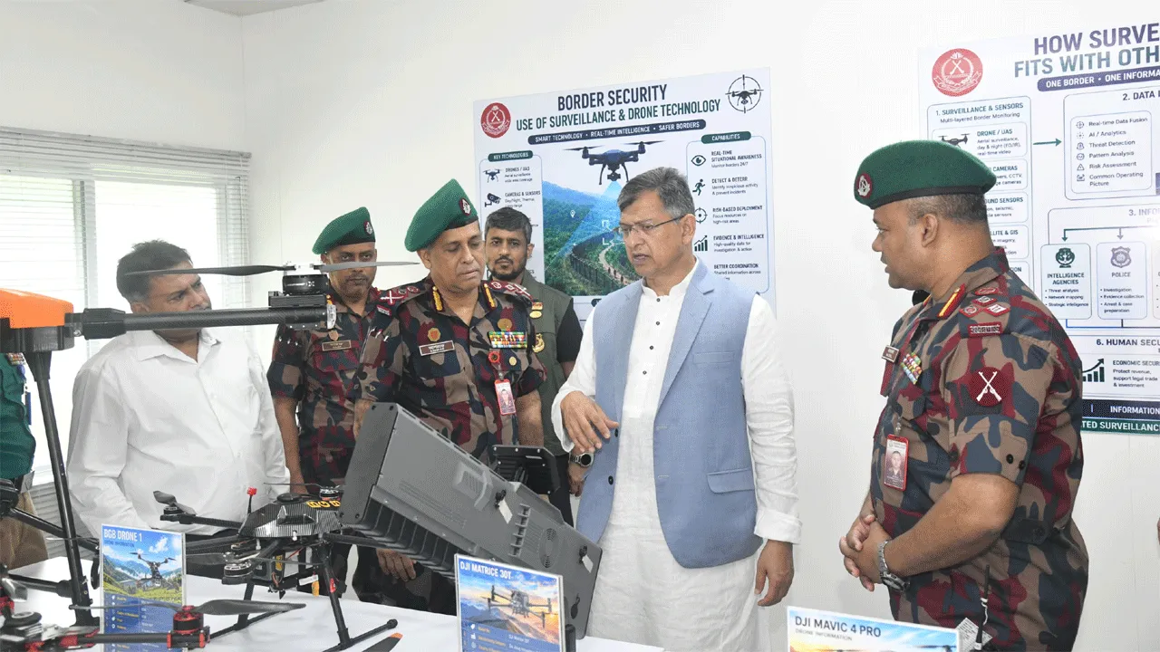 আধুনিক ড্রোন প্রযুক্তি সীমান্তে নিরাপত্তা ও নজরদারি সহজ করবে : স্বরাষ্ট্রমন্ত্রী