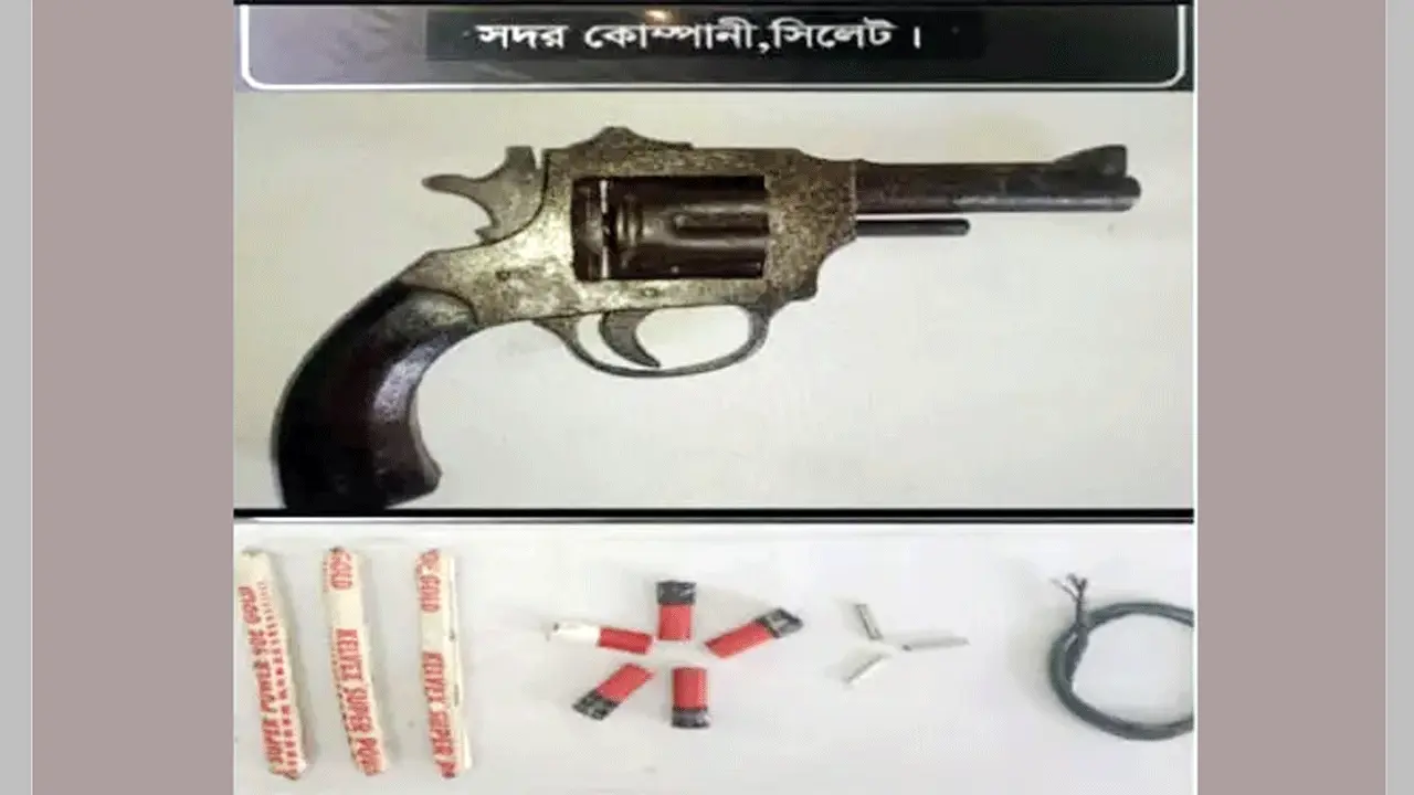 সিলেটে র‌্যাবের অভিযানে ফের আগ্নেয়াস্ত্র ও বিস্ফোরক উদ্ধার