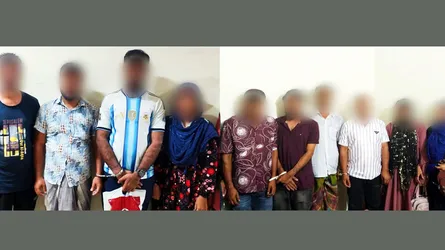 সিলেটে দুই আবাসিক হোটেলে অভিযান, নারীসহ আটক ১০