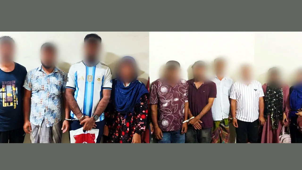 সিলেটে দুই আবাসিক হোটেলে অভিযান, নারীসহ আটক ১০