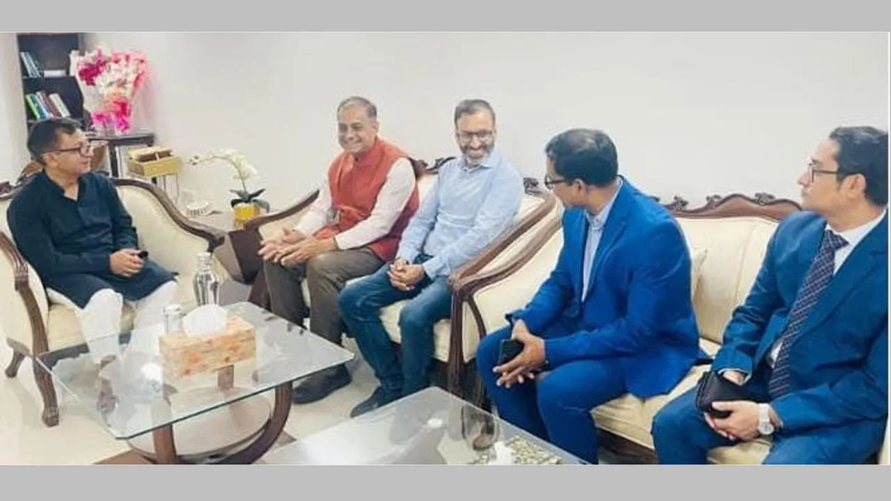 সিলেটে ভারতীয় সহকারী হাইকমিশনারের সাথে বাণিজ্যমন্ত্রীর বৈঠক