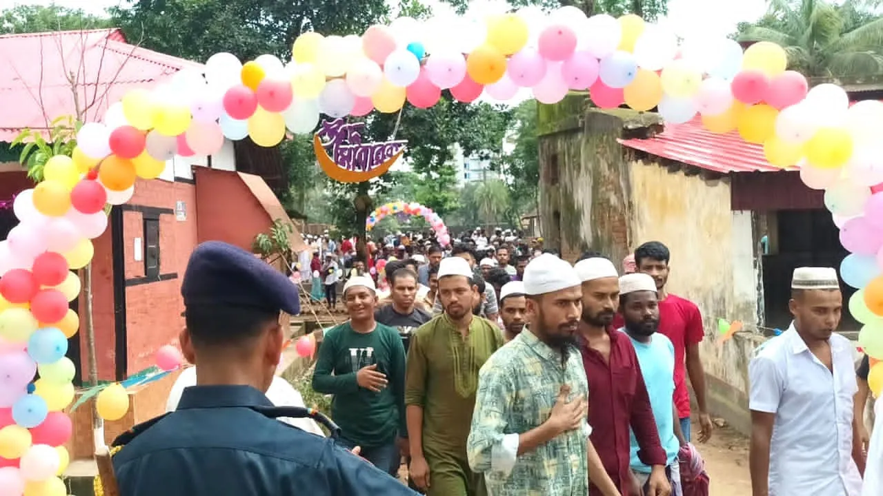 সাজসজ্জা আর আনন্দে সিলেট কারাবন্দীদের ব্যতিক্রমী ঈদ উদযাপন