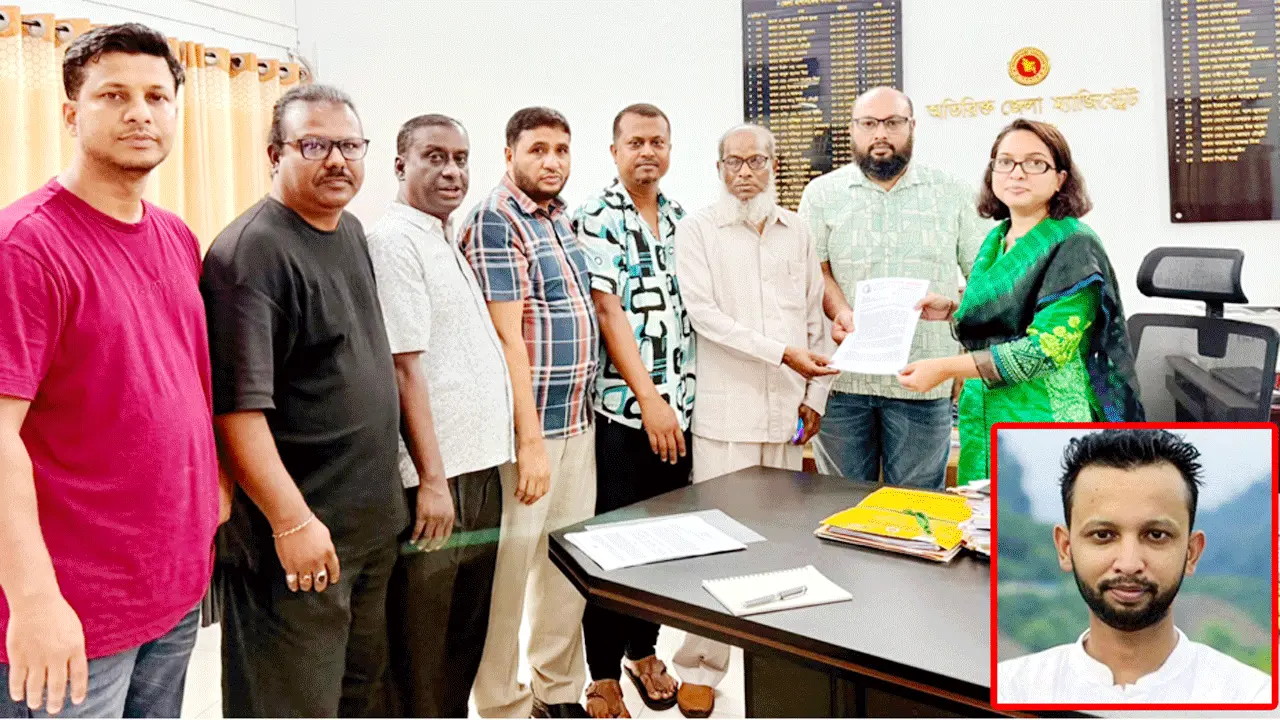 সিলেটে সাংবাদিক তুরাব হত্যার দ্রুত বিচার দাবিতে প্রধানমন্ত্রীকে স্মারকলিপি