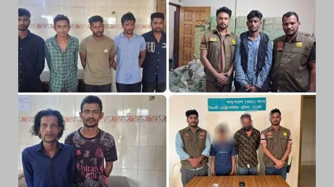 এসএমপির চিরুনি অভিযান, ২৪ ঘণ্টায় আট ছিনতাইকারীসহ গ্রেফতার ৭০