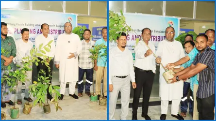 সিসিকের পাঁচ ওয়ার্ডে ১০০০ গাছের চারা বিতরণ