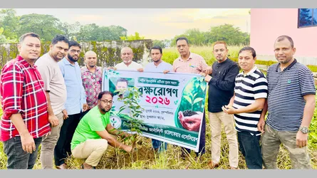 সিলেটে শহীদ সাংবাদিক তুরাবের স্মরণে বৃক্ষরোপণ