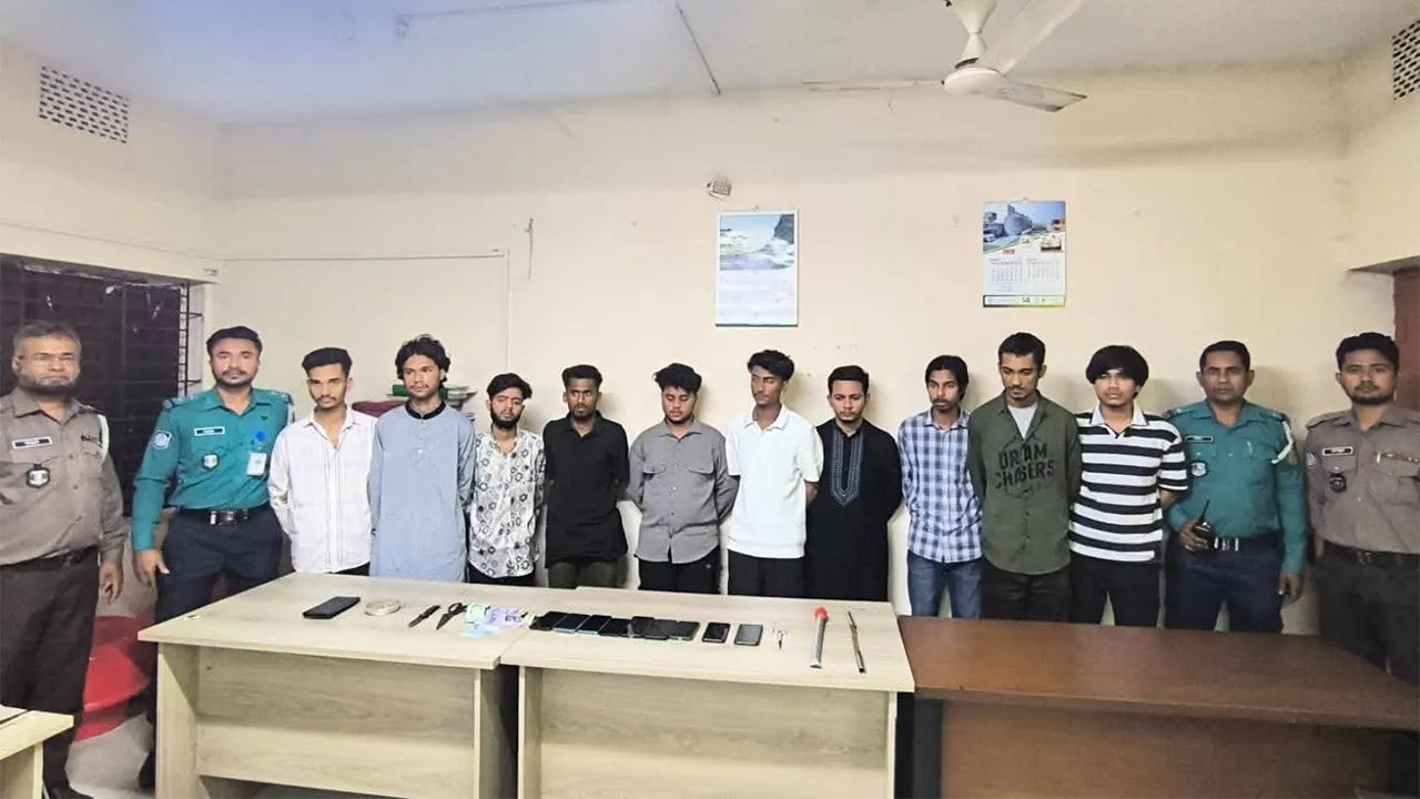 সিলেটে অপহরণ ও মুক্তিপণ আদায়কারী ভয়ঙ্কর চক্রের ১০ সদস্য আটক