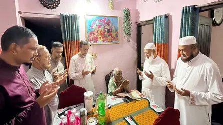 সিলেটের প্রথিতযশা সাংবাদিক মানিককে দেখতে বাসায় গেলেন জামায়াত আমির
