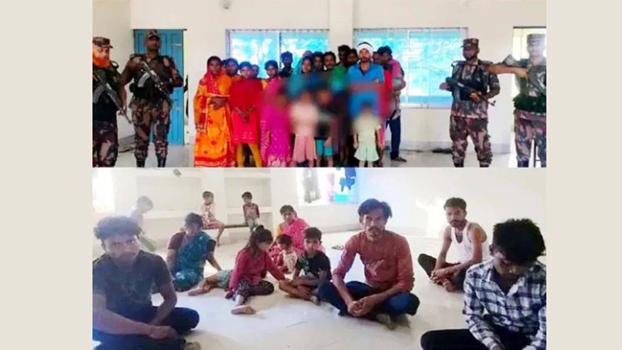 সিলেট সীমান্তে এক রাতে ৭০ জনকে পুশইন বিএসএফের