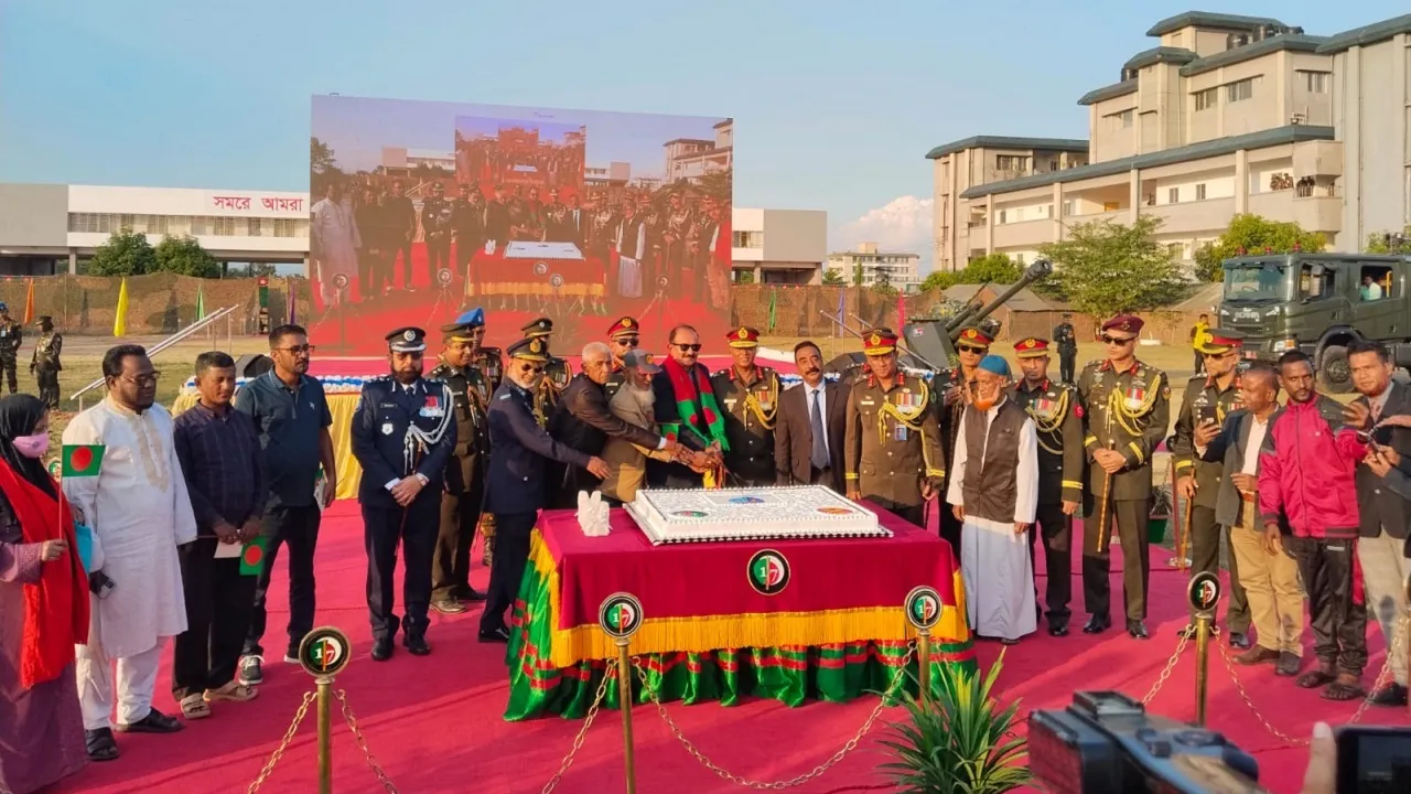 সিলেট সেনানিবাসে মর্যাদাপূর্ণ আয়োজনে সশস্ত্র বাহিনী দিবস উদযাপন