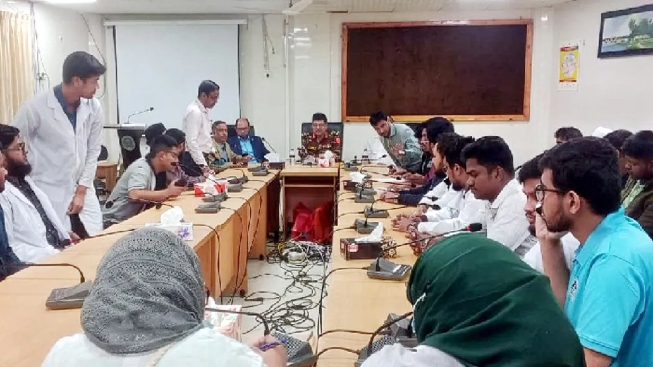 সিলেট ওসমানী হাসপাতালে ইন্টার্ন চিকিৎসকদের কর্মবিরতি প্রত্যাহার