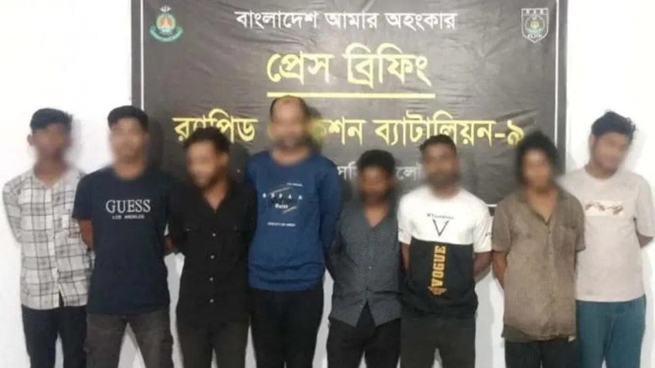 ঈদকে সামনে রেখে সিলেটে র‌্যাবের সাঁড়াশি অভিযান : ১৬ ছিনতাইকারী পাকড়াও