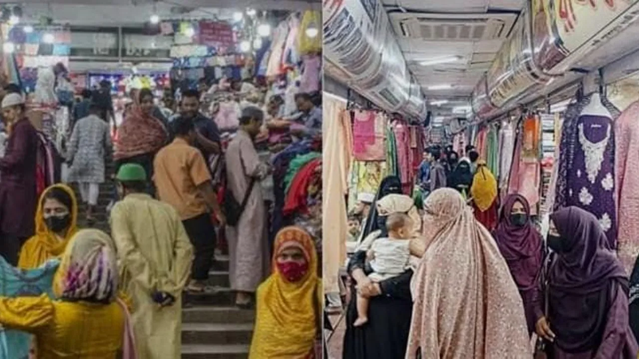 ঈদ আসছে সিলেটের বাজারে, আনাগোনা বাড়ছে ক্রেতাদের